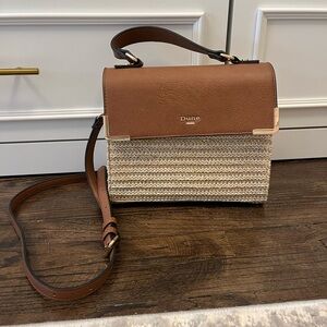 NWOT Dune woven adjustable crossbody bag